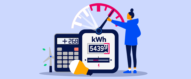 Illustratie Energie claim