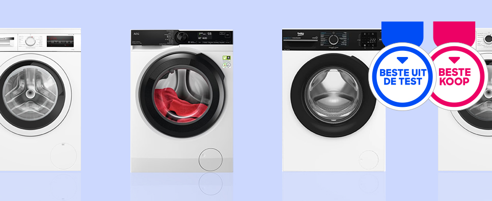 Wasmachines met predicaten Beste uit de Test en Beste Koop