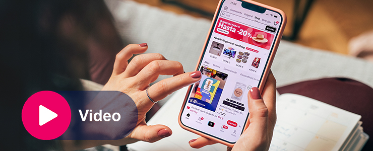 TikTokshop op een mobiel