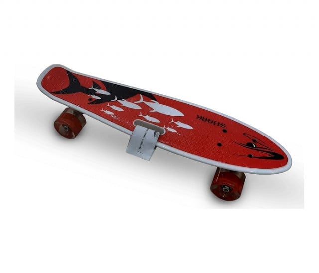 BBO Speedy A003 skejtbord nosivost 85kg - crveni ( A003RD )