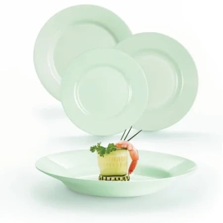 Luminarc plumi set paradise green 18/1 ( V9232 )