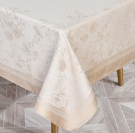 Dekordom t7922-201 Stolnjak linen lux 150x260 natur ( 025290 )