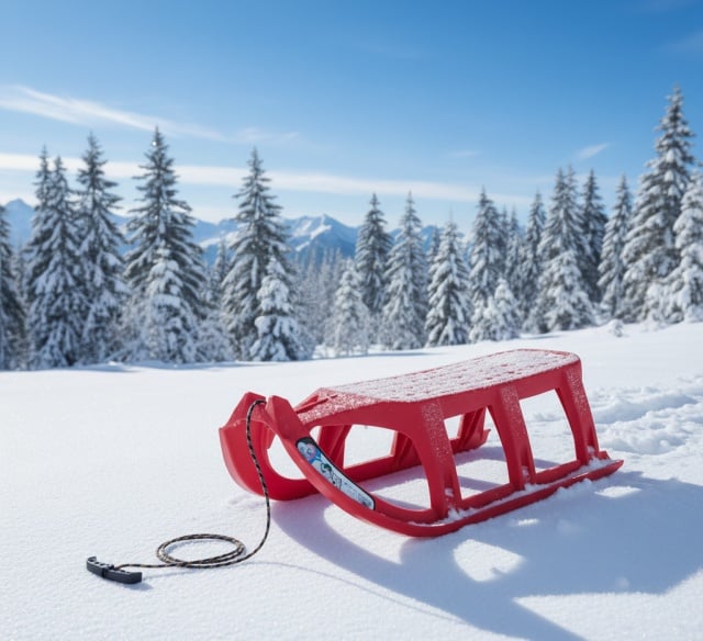 Prosperplast Sanke Tatra sledge - Crvene ( IST-1788C )