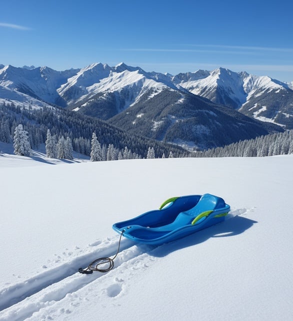 Prosperplast Sanke Race sledge - plave ( ISRC-3005U )