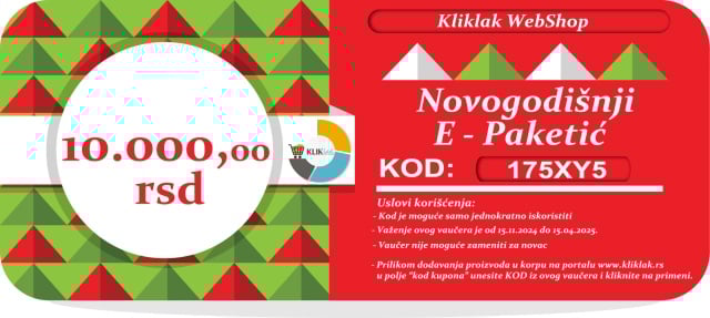 Novogodi&scaron;nji E-Paketić Vaučer - 10000 din