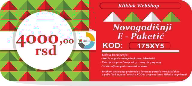 Novogodi&scaron;nji E-Paketić Vaučer - 4000 din