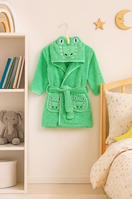 Ready Bade mantil Zoo - Zeleni Krokodil (10-12)