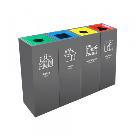 Ari Metal Set kanti za reciklažu MARK antracit 4u1 ( J993 ) 