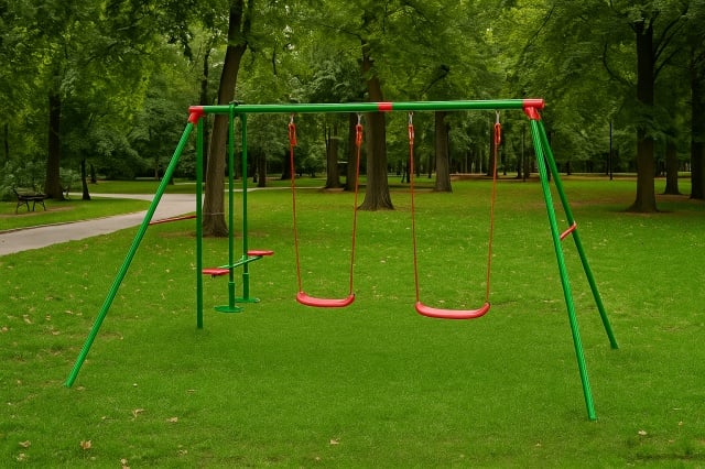 Ljulja&scaron;ka za decu - čelična konstrukcija 3m