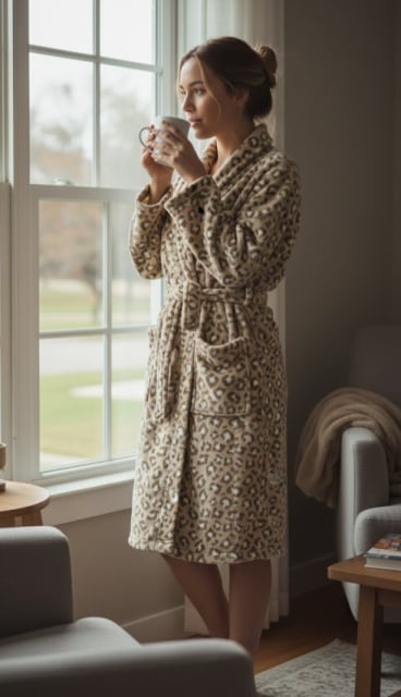 Ready Bade mantil - Leopard Print (S, M, L, XL, XXL)