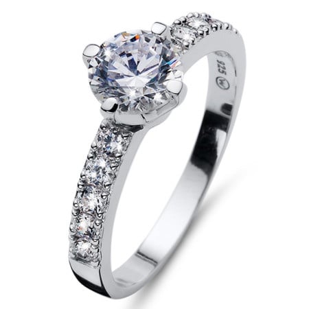 Oliver Weber relate 925ag zircon prsten sa swarovski kristalima m ( 63238rm )
