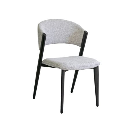 Trpezarijska stolica B2666 Kanzas Bez/Crne metalne noge 510x570x805 mm ( 775-472 )