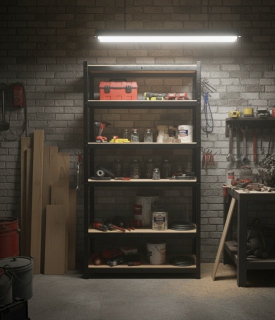 Alberg Metalna polica 183x90x40 black edition 5x200kg ( 6B )