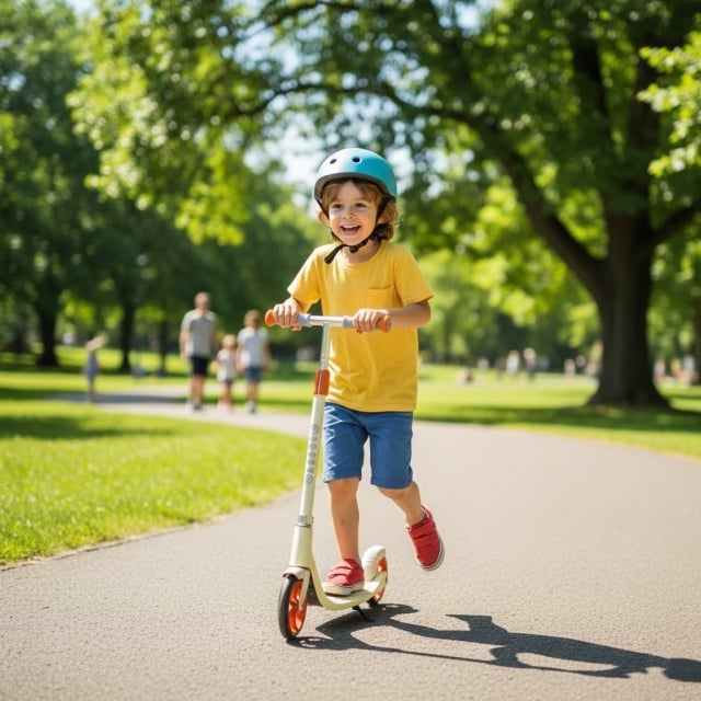 Trotinet za decu i mlade &ndash; SnakeBoard stil 665 žuta