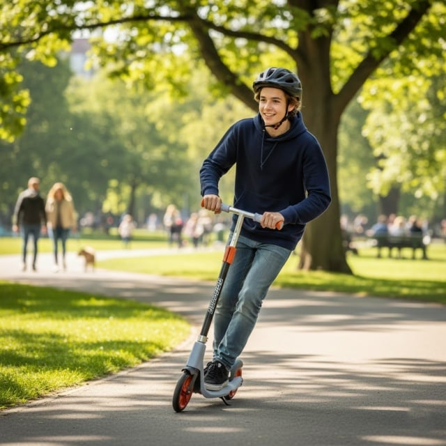 Trotinet za decu i mlade &ndash; SnakeBoard stil 665 - siva