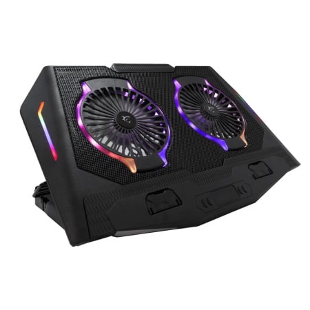 White Shark GCP 10 ICE SHADOW / 2 vent. RGB Cooling Pad