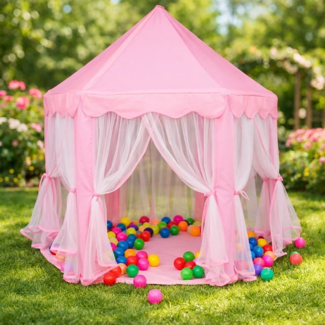 Hexagonal Princess dečiji &scaron;ator za igru u pink boji ( KLK-102 )