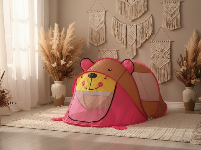 Pink Bear dečiji sklopivi &scaron;ator za igru ( KLK-109 )