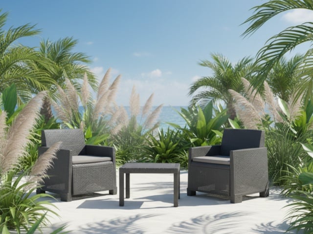 Ipae ProGarden Set Orta Anthracite - Ba&scaron;tenski Set sa Jastucima ( 086717 )