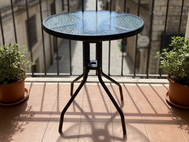 Alberg Ba&scaron;tenski sto stakleni &Oslash;60 Lunaris ( KLK034 )