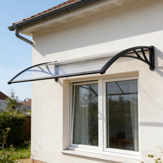 Alberg Nadstre&scaron;nica 150x100 cm leksan 5 mm providna sa crnim nosačem ( AGC-150100-TRBK )