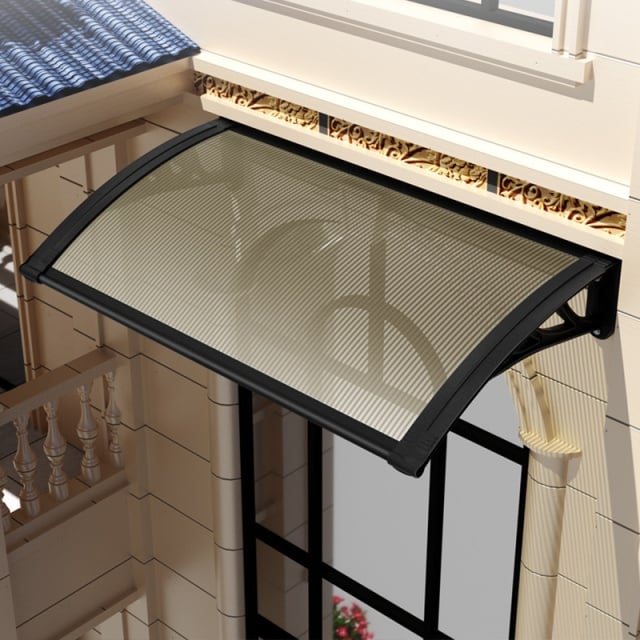 Alberg Nadstre&scaron;nica 150x100 cm leksan 5 mm bronzani sa crnim nosačem ( AGC-150100-BZBK )