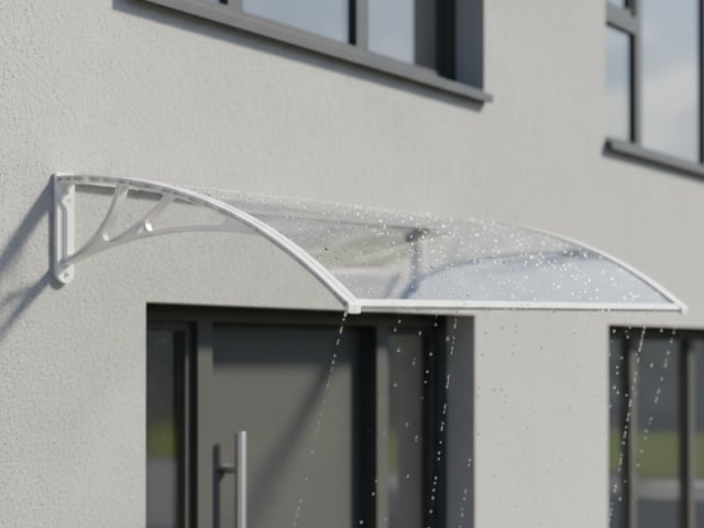 Alberg Nadstrenica 150x80 cm leksan 5 mm providna sa belim nosačem ( AGC-150080-TRWH )