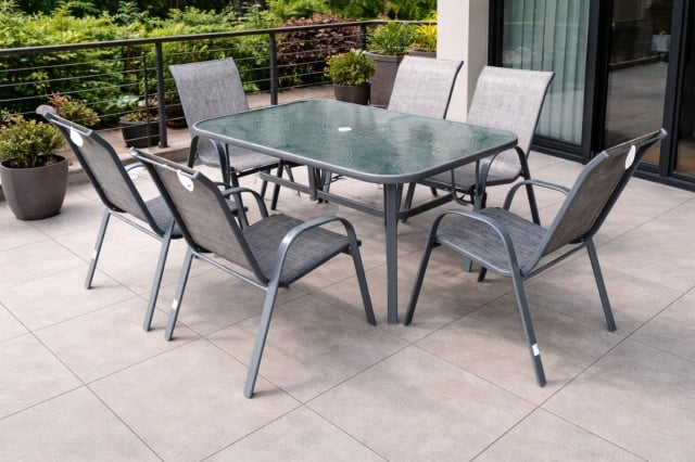 Progarden sto sa 6 stolica 001/set stone grey