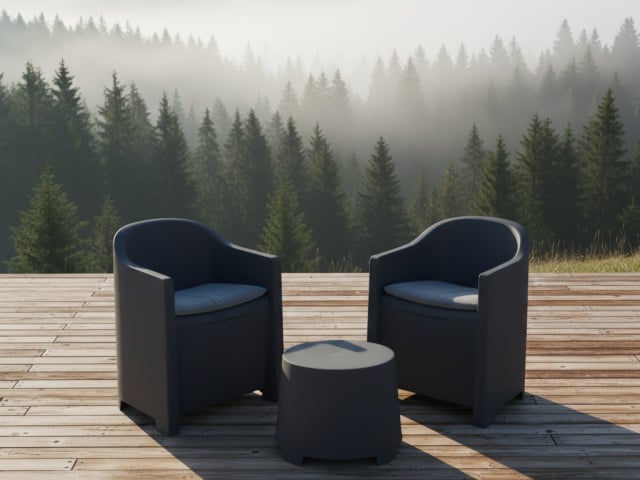 Ipae ProGarden Set Luna Anthracite - Ba&scaron;tenski Set sa Jastucima