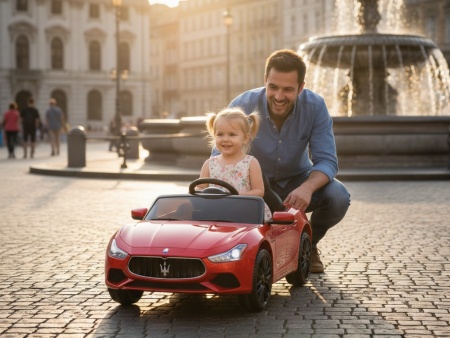 Maserati Ghibli licencirani auto na akumulator Crvena