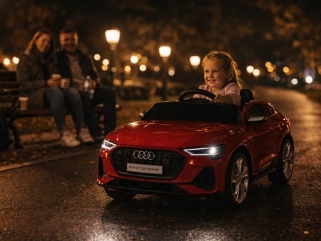 Audi e-tron sportback crveni licencirani auto na akumulator