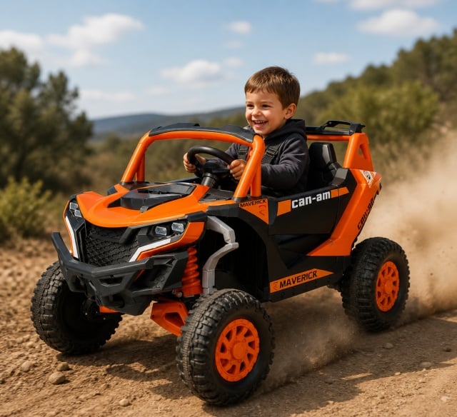 Auto na akumulator za decu UTW Off Road 4x4 &ndash; Narandžasti