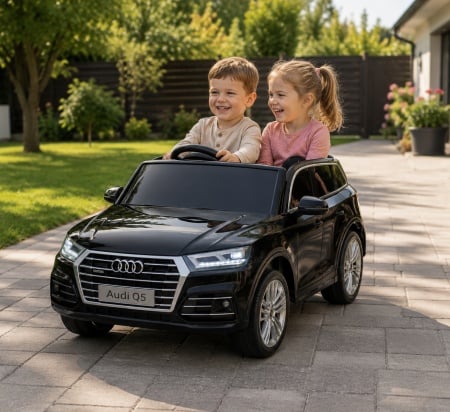Dečiji auto na akumulator Audi Q5 4x4 Dvosed Licencirani &ndash; Crni