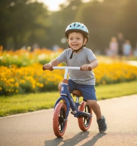 Balance Bike Bicikl bez pedala Model 750 plavi