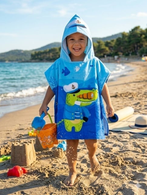 Ready Dečiji Ogrtač Pončo - Mornar