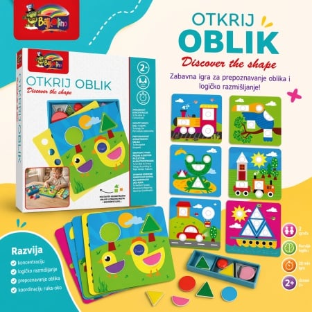 Otkrij oblik edukativna dečija igračka ( 053060 )