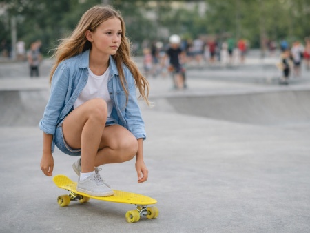Skejtbord za decu Simple board Model 683 - Žuti