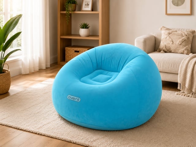 Avenli fotelja 105x105x65 cm - Plava ( 26-604300 )