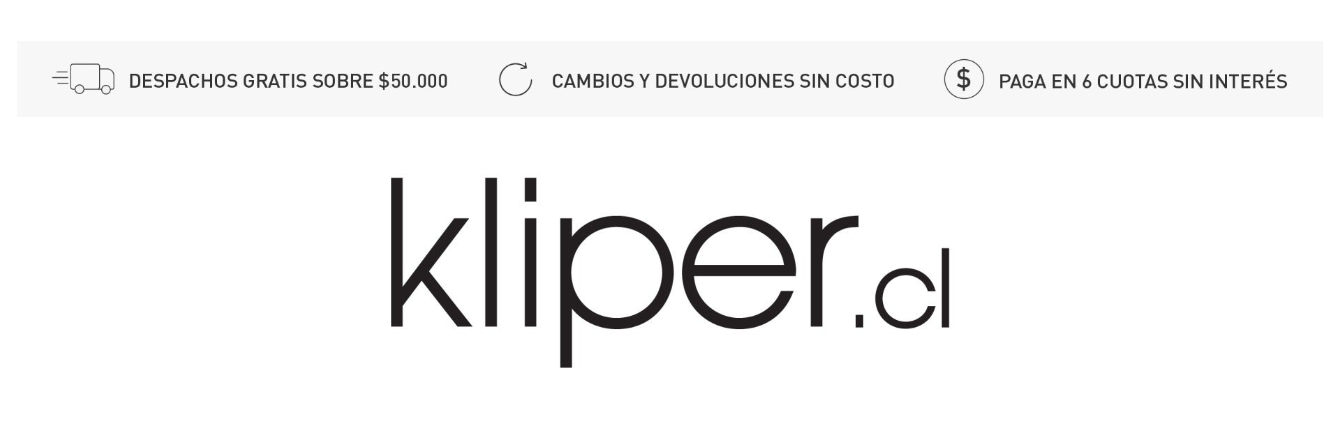 Encuentra en kliper.cl las mejores marcas Outdoor y de moda en un mismo lugar y con Despacho Gratis por compras sobre 50 mil.