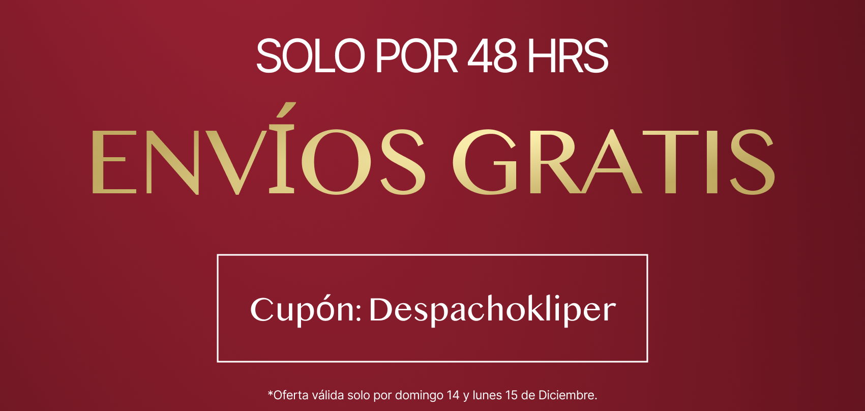 Pocos días para que termine el Winter Sale