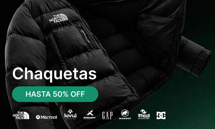Chaquetas 50% off