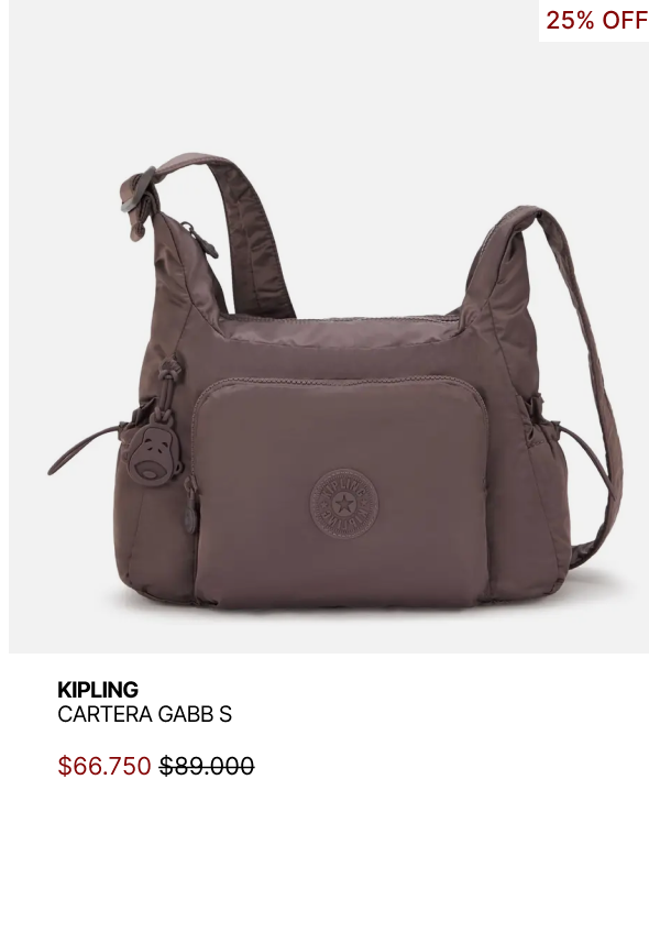 KIPLING BILLETERA MUJER TOPS $30.100 $43.000 30% OFF