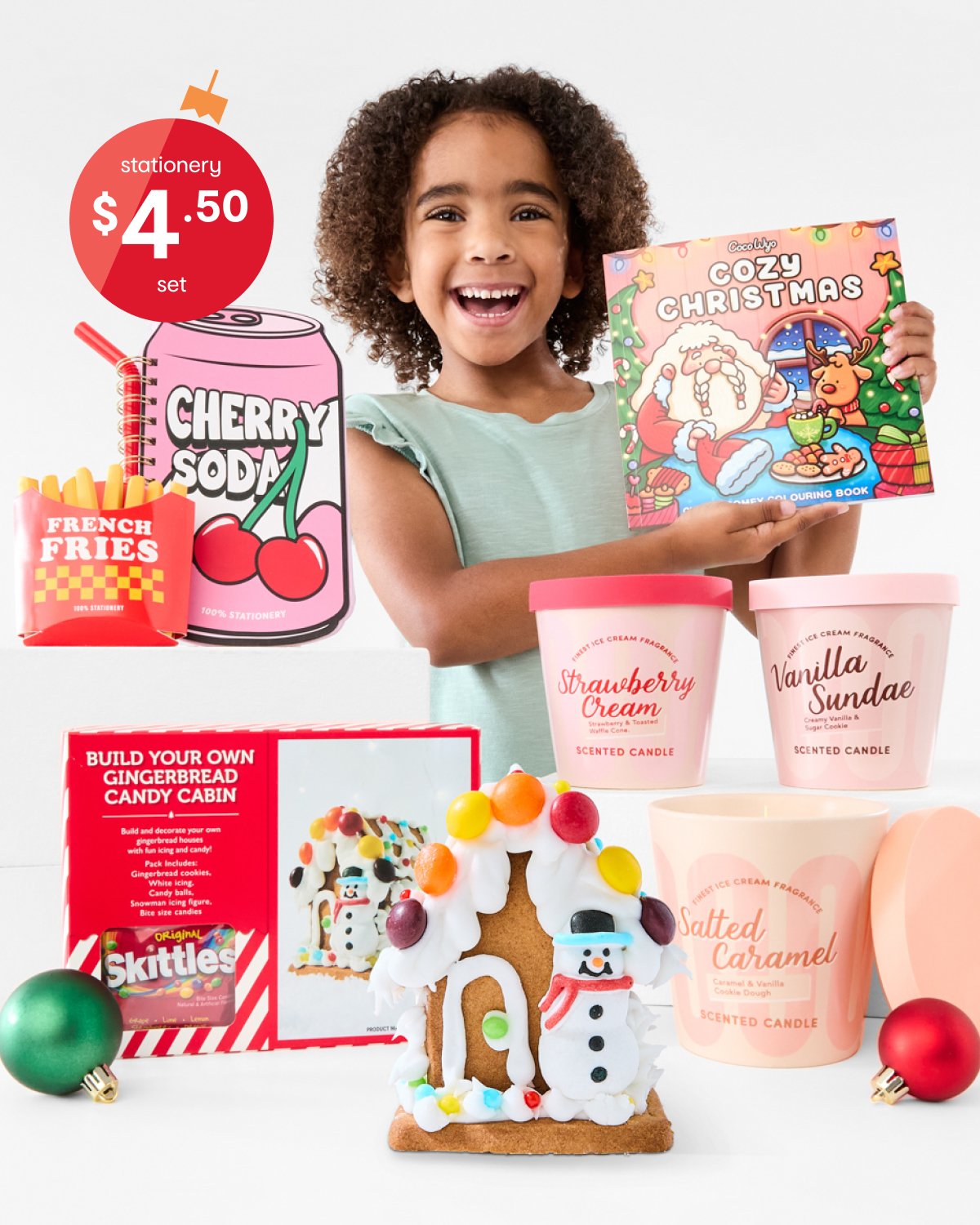 Stationary set french fries