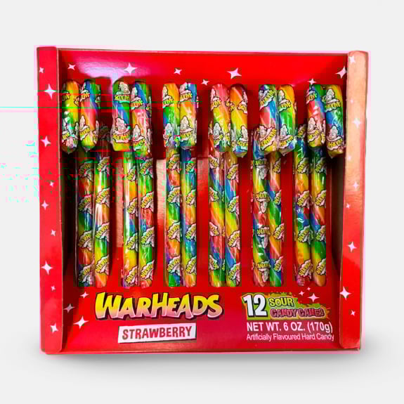 Warheads candy cones 12 pack $4.50.