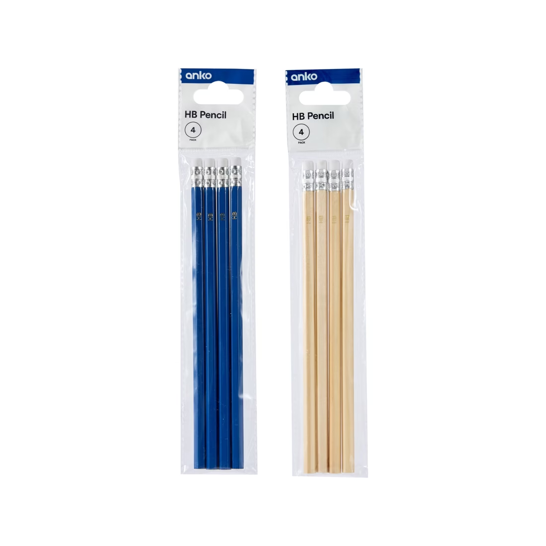  4 Pack HB Pencil $0.50.