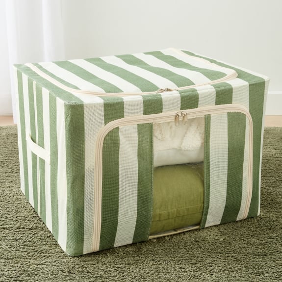 Large linen look collapsible box $14.