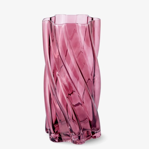 Port twist glass vase $15. 