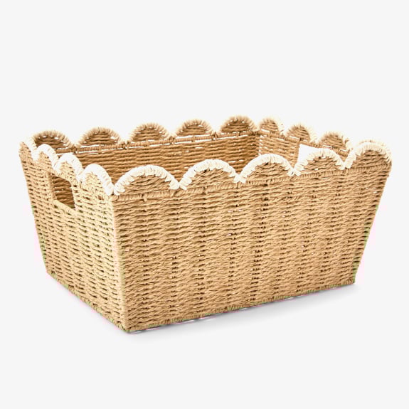 Wave paper rope basket $16. 
