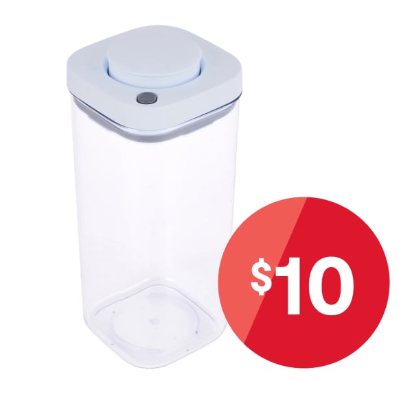 1.8L Square Container $10.