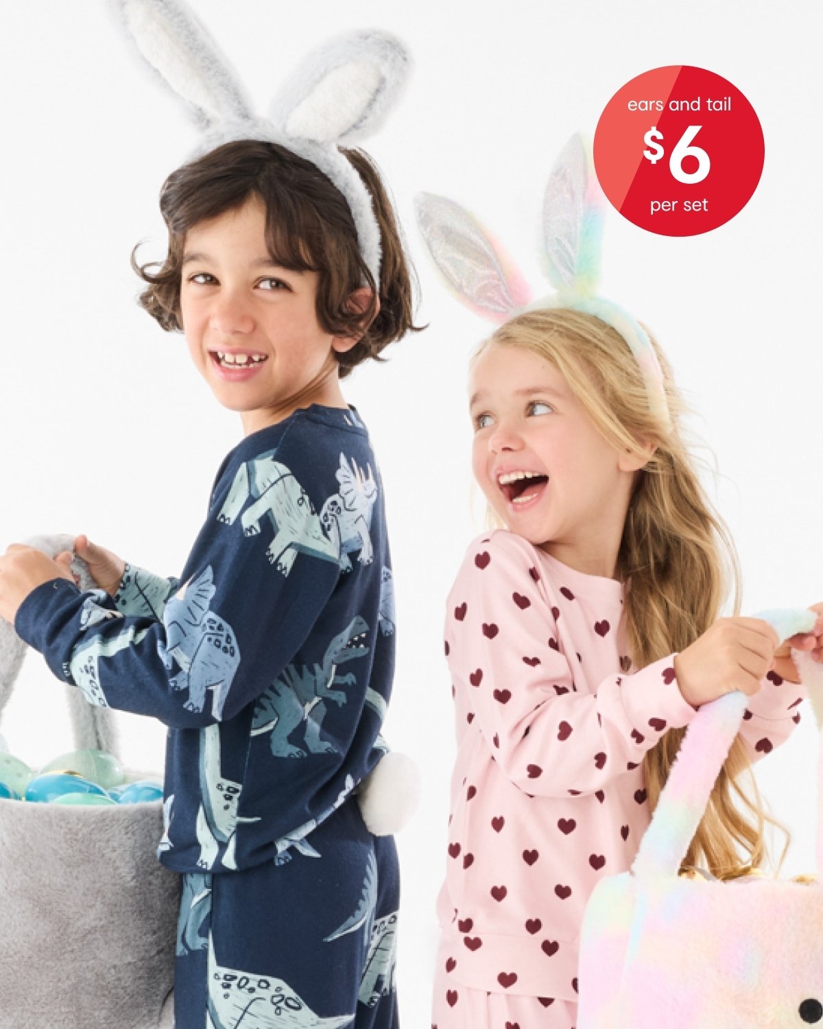 Bunny ears and tails set